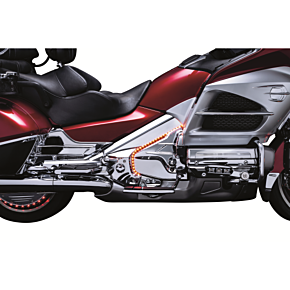 Kuryakyn Louvered Transmission Cover - Chrome