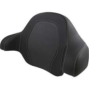 Saddlemen Tour-Pak® Backrest Pad - Road Sofa Seat - Black - Carbon Fiber 814-07-TPACK-CF