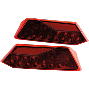 Moose Racing LED Tail Lights - RZR1000 - Red