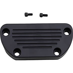 Black Flat 1" Handlebar Clamp Mount - For Pullback Risers BKT-5002-K