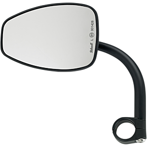 Mirror w/mount - Tear Drop - Black 6504-501-131