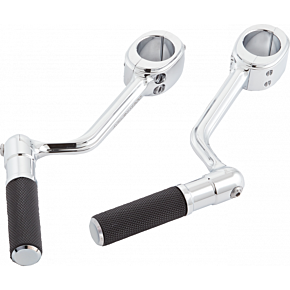 Forged Highway Peg Mounts w/ Pegs - Chrome 400-046