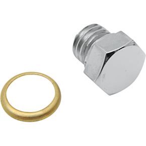Chrome Hex Drain Plug 1/2-13 8494-1