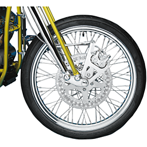 Single Disc Caliper - Front - Polished - Springer 88-99 1217-0017P