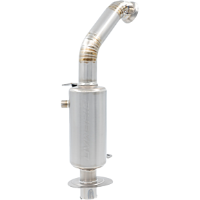 Powder Lite Slip-On Muffler - Stainless Steel 02-332-R