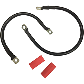 Black Battery Cable Set - '86-'03 XL 2113-0666