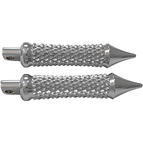 Cross Cut Footepegs - Chrome TC779