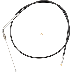 La Choppers Throttle Cable - 15" - 17" - Black LA-8100TH16B
