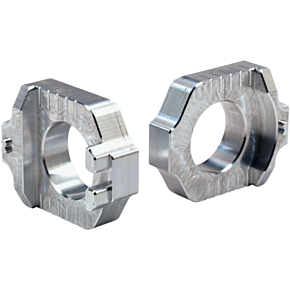 Works Connection Elite Axle Block - Silver 17-320