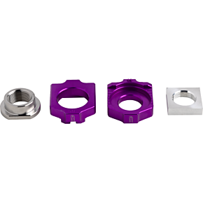 Elite Axle Block Kit - Purple - Gas Gas/Husqvarna/KTM 17-P252