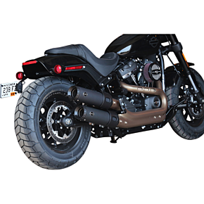 Ceramic Black Grand National Mufflers for Fat Bob 550-0734
