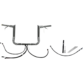 Handlebar Kit - Pointed Top - 12" - Chrome 812012