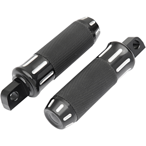 Custom Footpegs - Black Cut 1620-1333