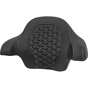 Tour-Pak® Passenger Pad - Tri-Gripper - Silver Stitch - FLH/FLT '14-'25 814-07-21105