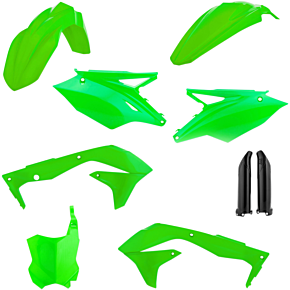 Acerbis Full Replacement Body Kit - Fluorescent Green/Black