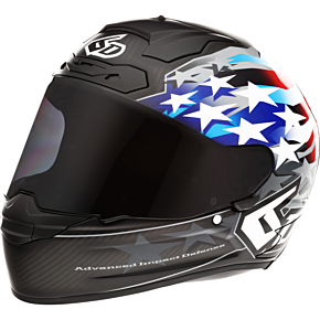 ATS-1R Helmet - Patriot - Red/White/Blue - Small 30-0695