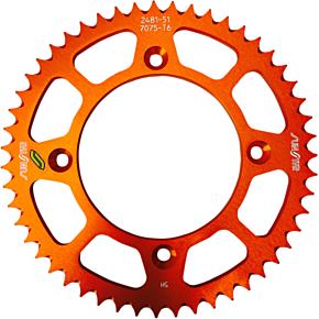 Sunstar Sprockets Rear Sprocket - 51-Tooth - Husqvarna/KTM - Orange