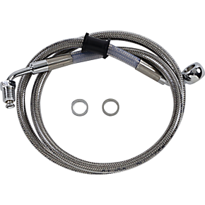 Brake Line - +10" - Stainless Steel - '18-'21 Softail 1741-5817
