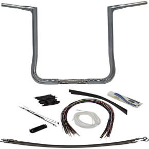 Fat Baggers Inc Handlebar Kit - Flat Top - 16" - Chrome 709116