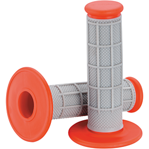 Moose Racing Red Half Waffle Qualifier Grips