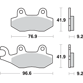 Sbs HF Brake Pads - Honda 713HF