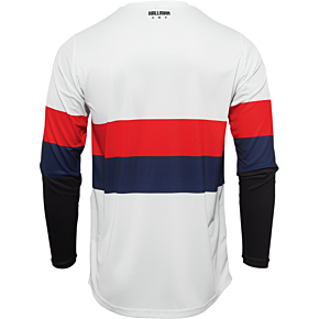 Hallman Differ Draft Jersey - White/Red/Navy - Small 2910-6602
