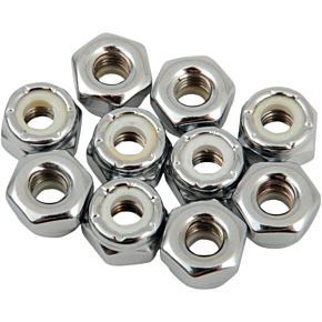 10-32 Chrome Nylon Nut DS-190523