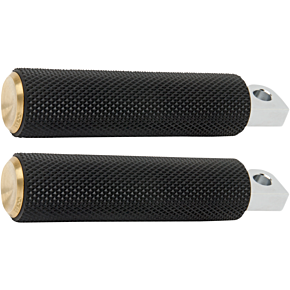 Foot Pegs - Knurled - Brass 07-932