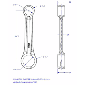 Connecting Rod Kit KR2028