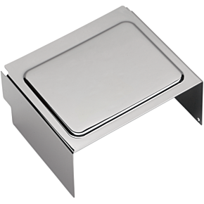 Battery Cover - Raised - Chrome DS324126