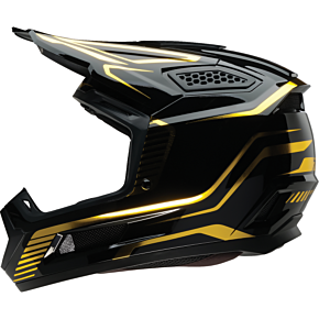 Dirt Maxx Helmet - Monogram - Black/Gold - 3XL 0110-9743