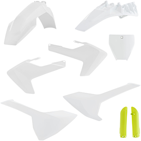Acerbis Plastic Full Body Kit - OE White/Yellow '20 - TC85