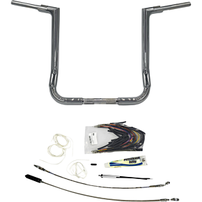 Fat Baggers Inc Handlebar Kit - Flat Top - 16" - Chrome 609116