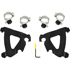 Memphis Shades Road Warrior Mounting Kit - Black - FXD MEB2038