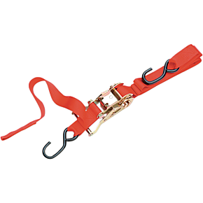 Parts Unlimited 1" Ratchet Tied Down - Assist - Red