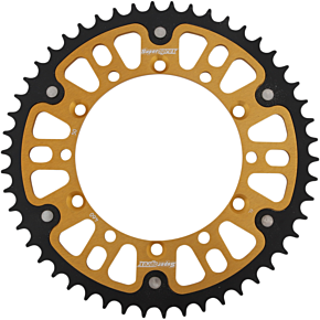 Supersprox Stealth Rear Sprocket - 50 Tooth - Gold - Kawasaki/Suzuki RST-460-50-GLD