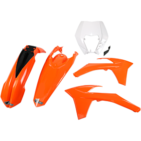 Ufo Replacement Body Kit - OEM Orange/White/Black - KTKIT521999