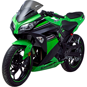 Zero Gravity SR Windscreen - Smoke - Ninja 300
