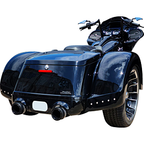 Pro Street Rear Fender - Black Plate Frame - No Outlet FPSFK-N-NO-5TB-B