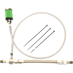 Oil Tank Breather Kit - Stainless - '02-'06 3080