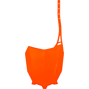 Front Number Plate - Florescent Orange HO05602-FFLU