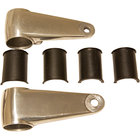 Headlamp Mounting Brackets - Polished 66-35830