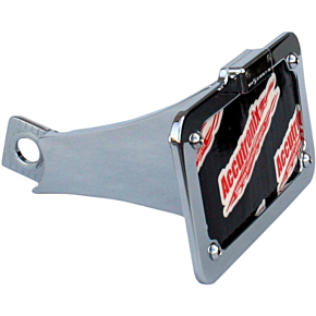 Side mount License Plate Assembly - Chrome LPF092HV-C