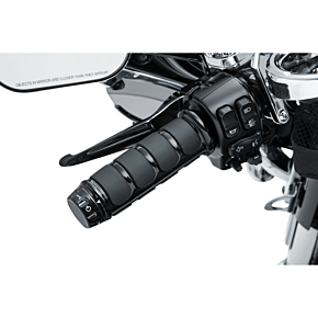 Kuryakyn Black Three-Piece ISO®-Grips - 6781