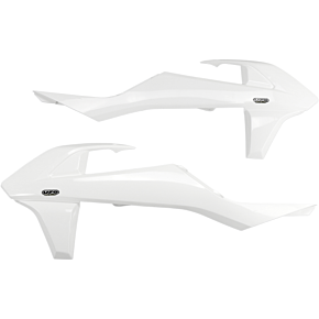 Ufo Radiator Shrouds - White KT04061-047