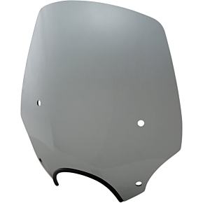 El Paso Windshield - 17" - 7" Headlight Cutout - Black Smoke MEP5213
