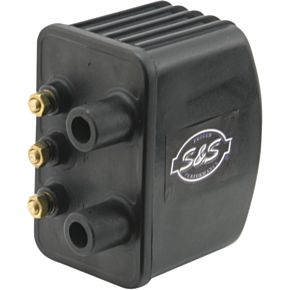Single-Fire Ignition Coil - Harley Davidson - Black 55-1571