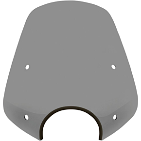 Pop Top Windshield - 7" Headlight Cut Out - Black Smoke MEP55112