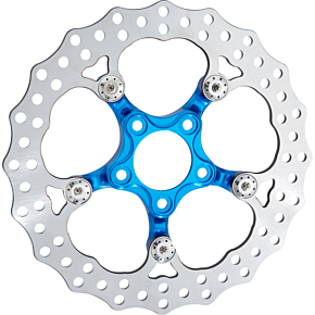 Spider Rotor - 12-19/32" - Blue - Front 300-109