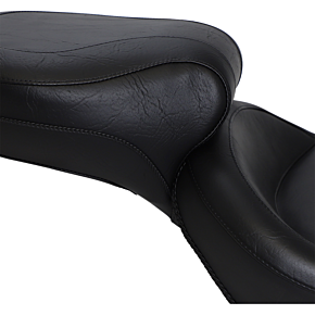 Vintage Style Seat - Wide - Smooth - Black - FXST/FLST 75073